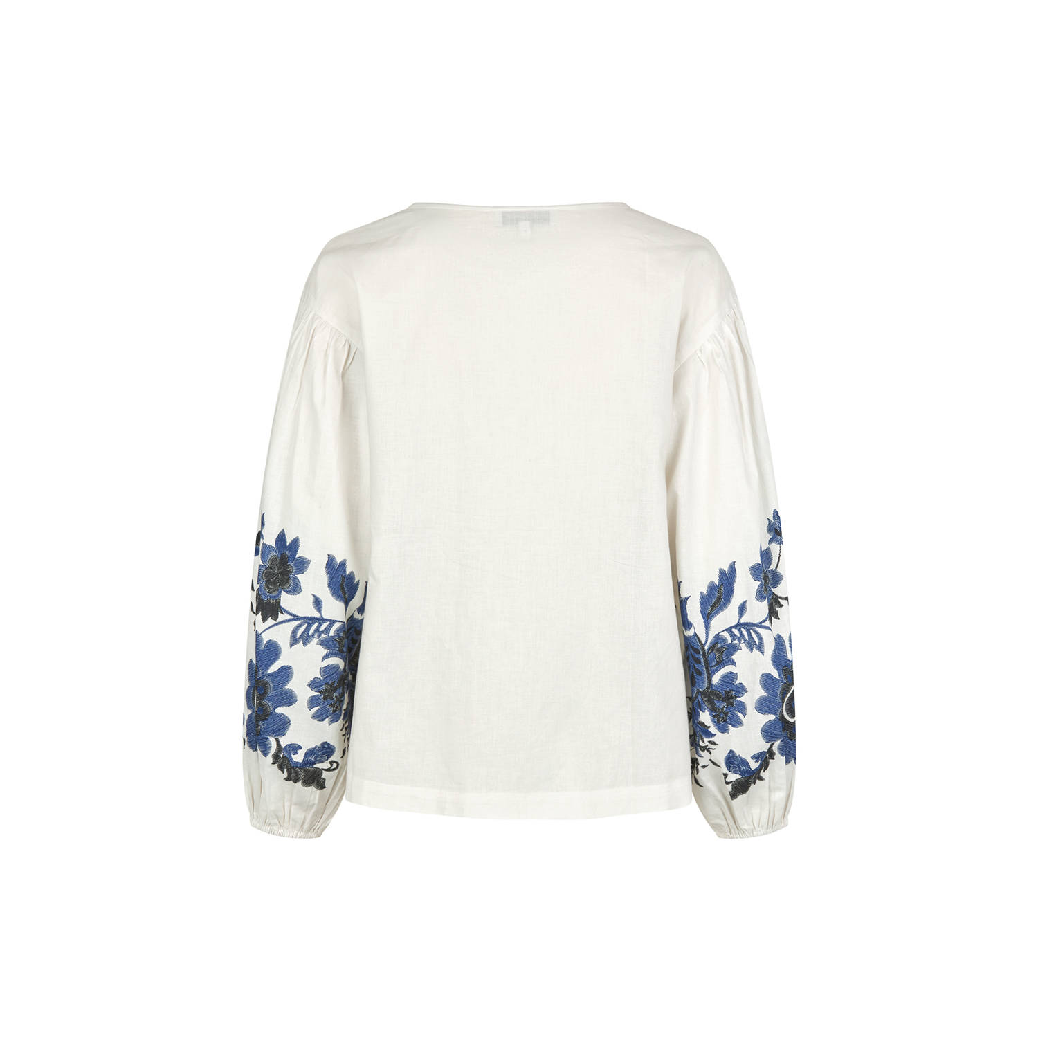 Lollys laundry blousetop crème broderie