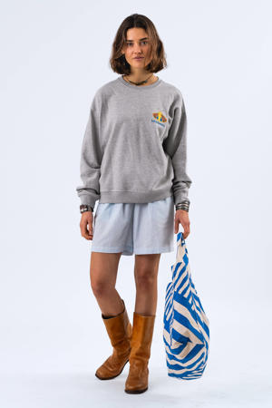 sweater grijs melange