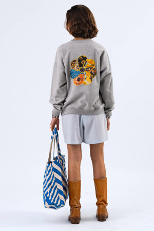 sweater grijs melange