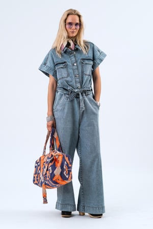 jumpsuit medium blue denim