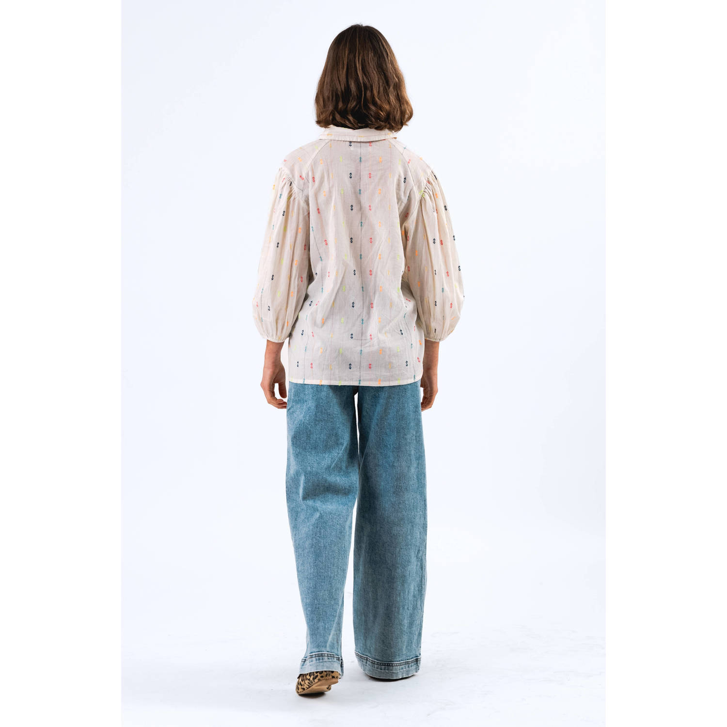 Lollys laundry blouse ecru