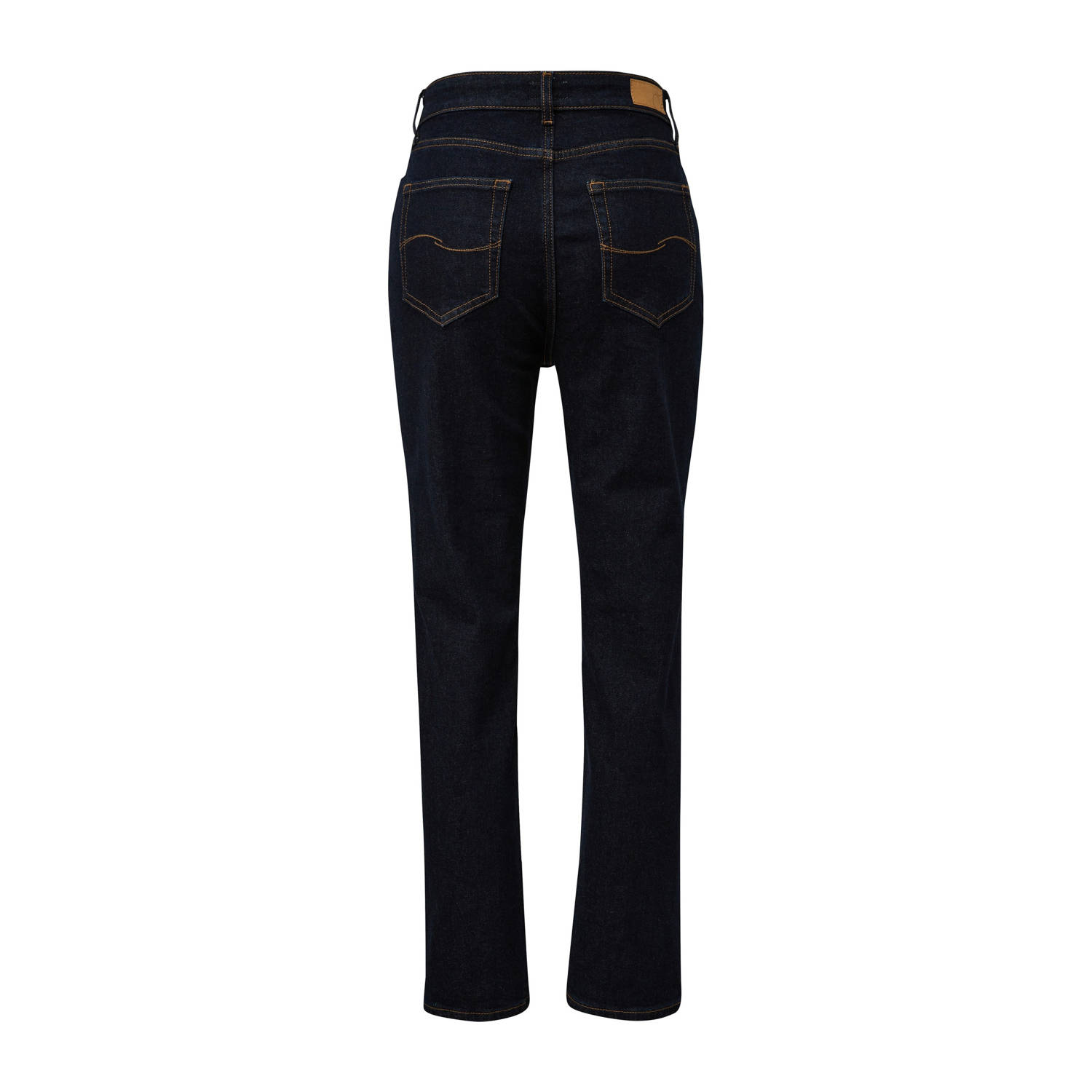 Q S by s.Oliver high waist regular fit jeans dark blue denim