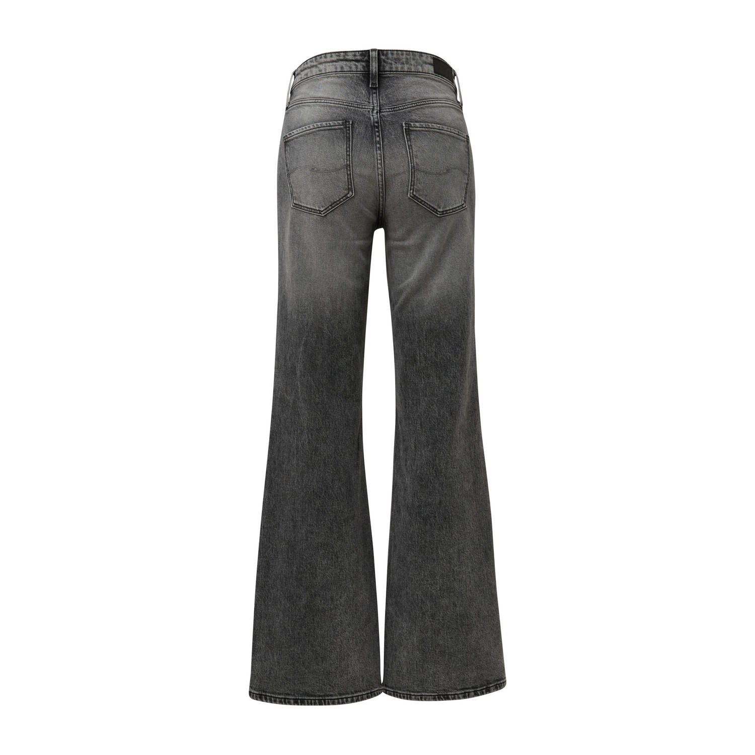 Q S by s.Oliver high waist wide leg jeans grey denim