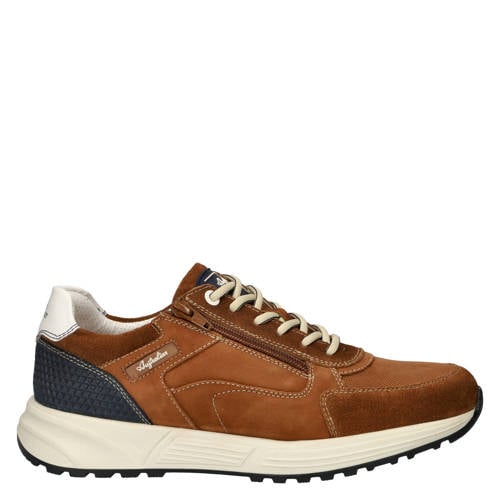 Australian Discover leren sneakers cognac afbeelding