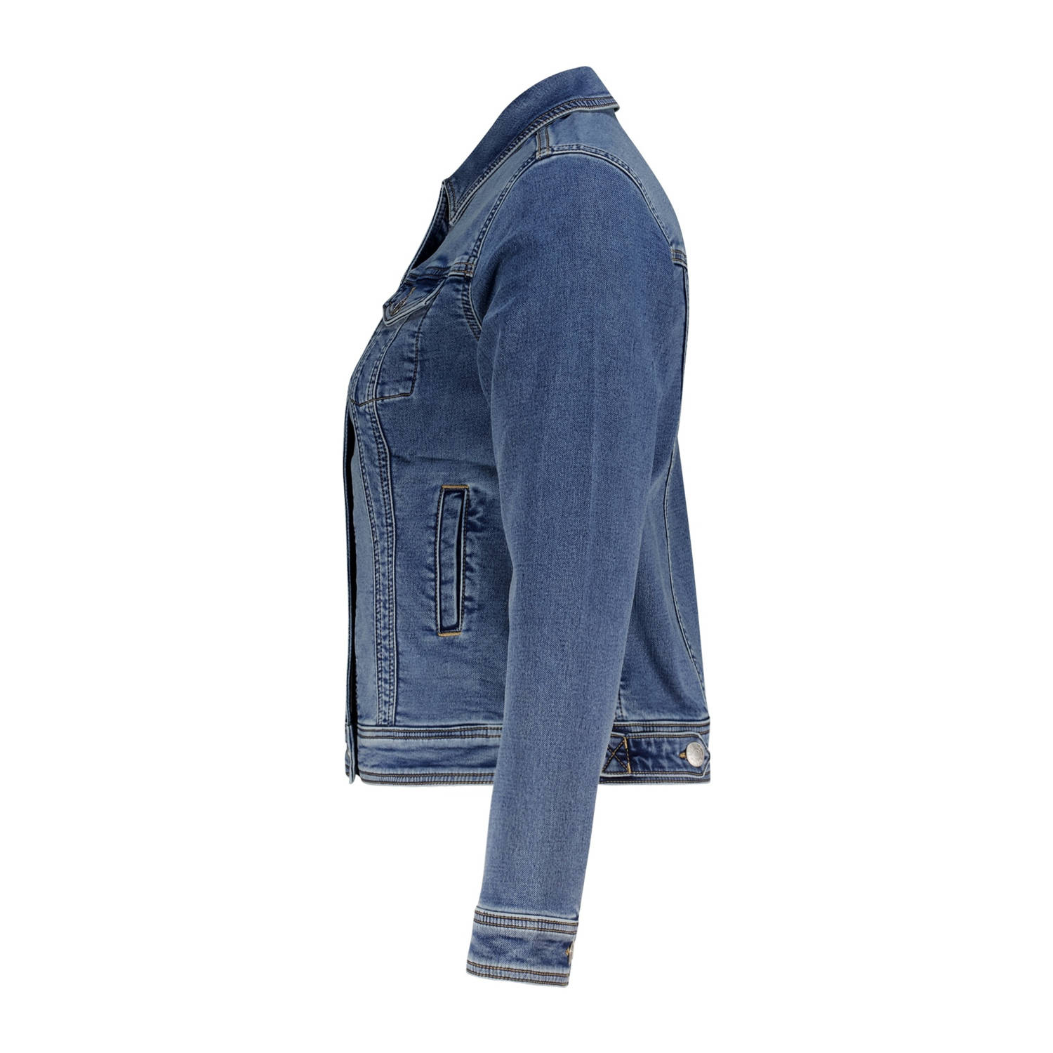 MS Mode spijkerjas dark blue denim