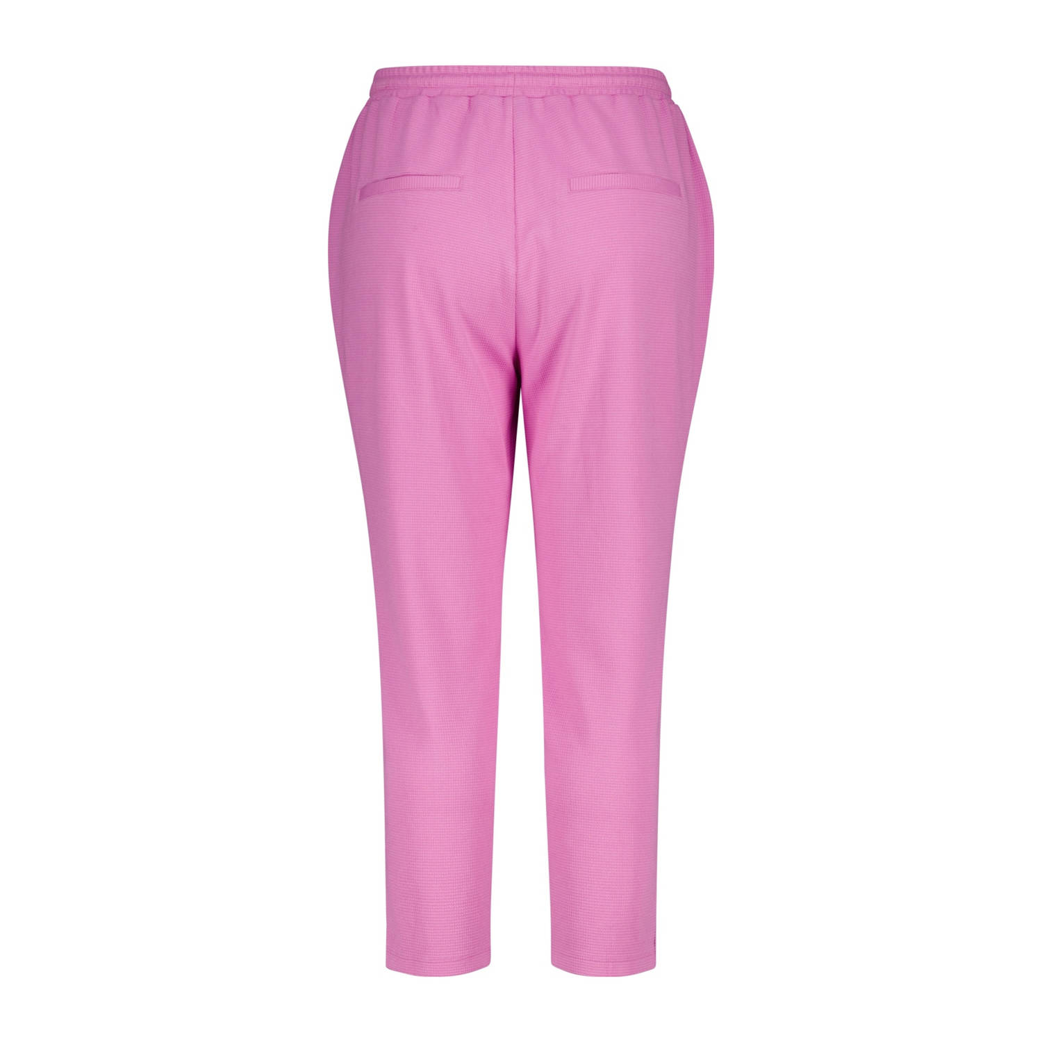 MS Mode straight regular waist casual broek roze