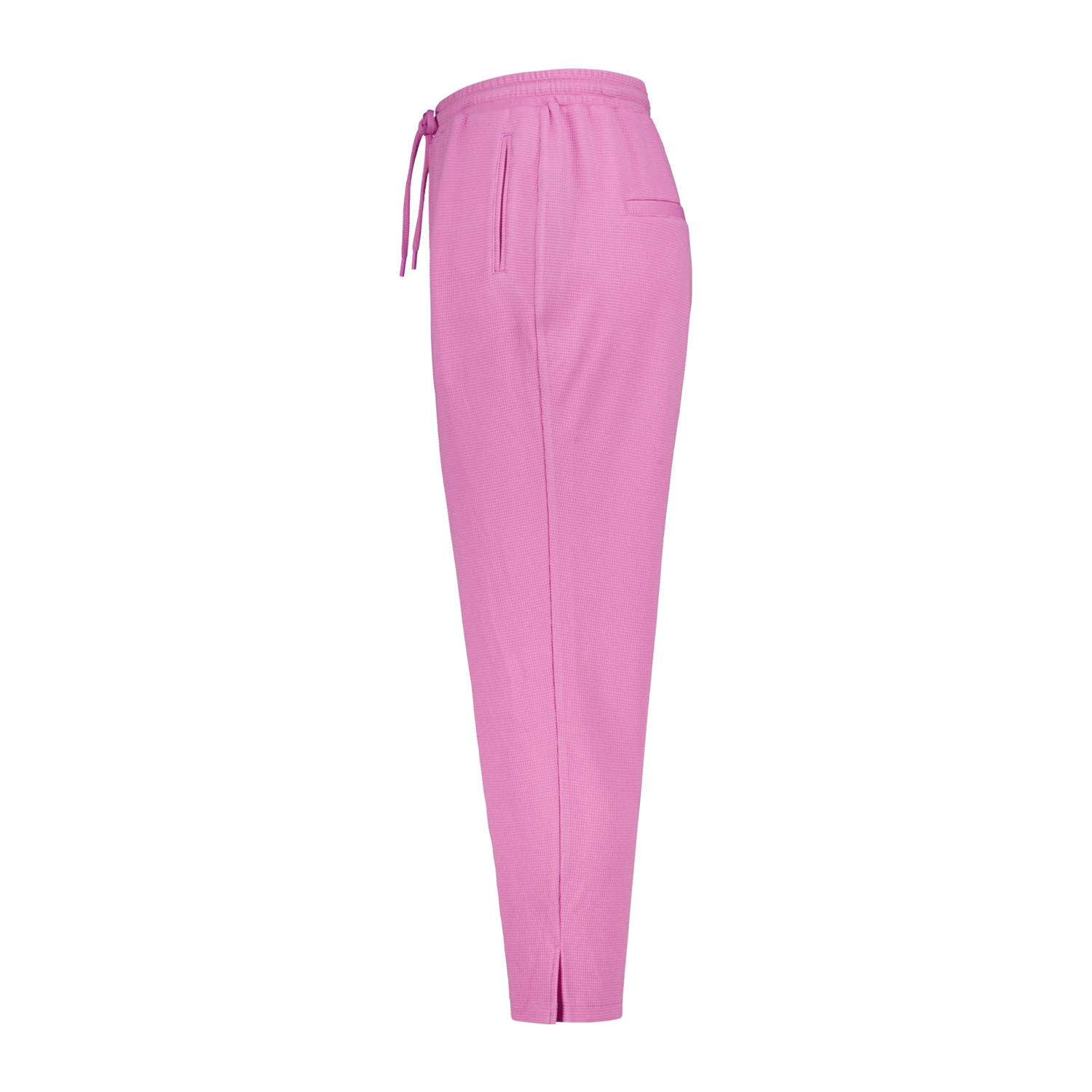 MS Mode straight regular waist casual broek roze
