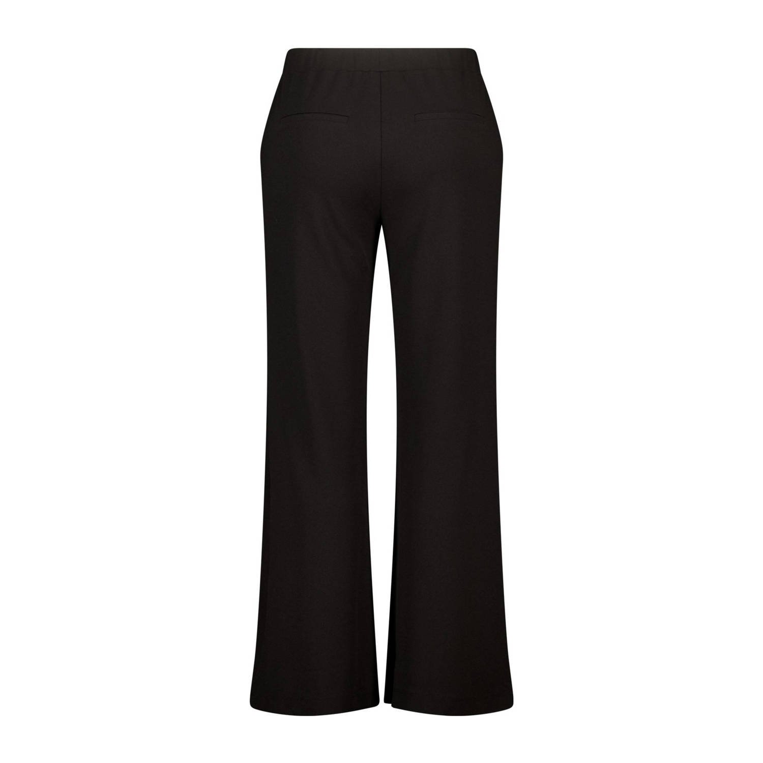 MS Mode straight regular waist tregging zwart