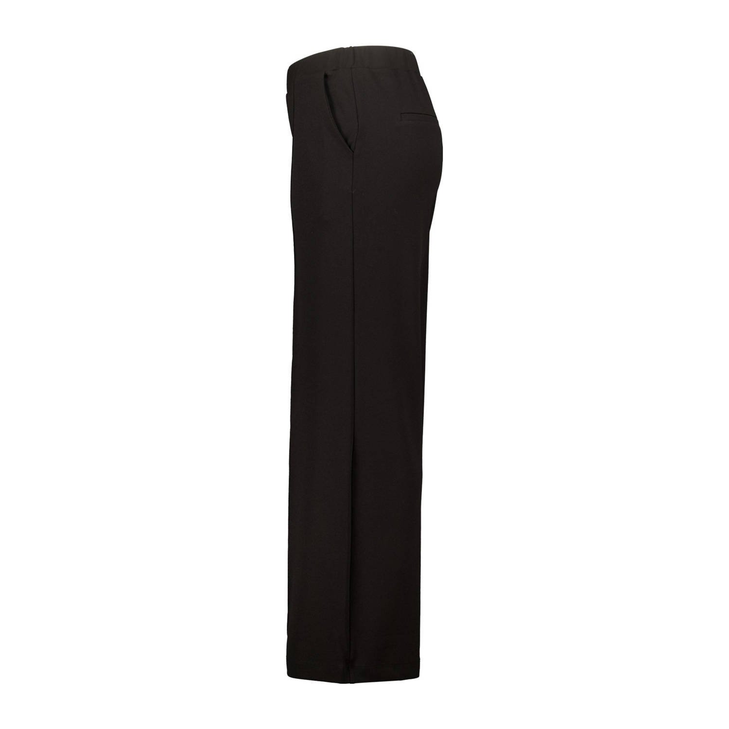 MS Mode straight regular waist tregging zwart