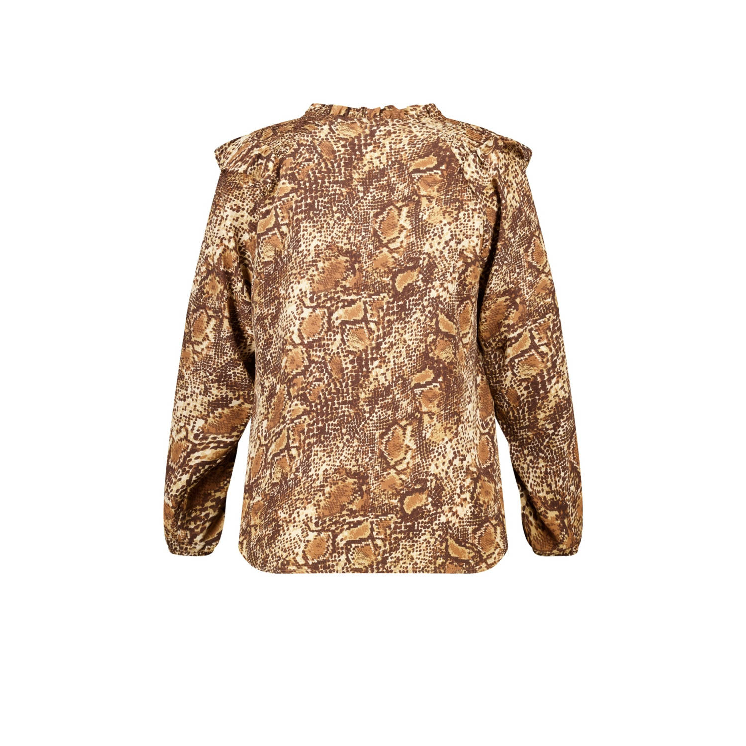 MS Mode blousetop bruin