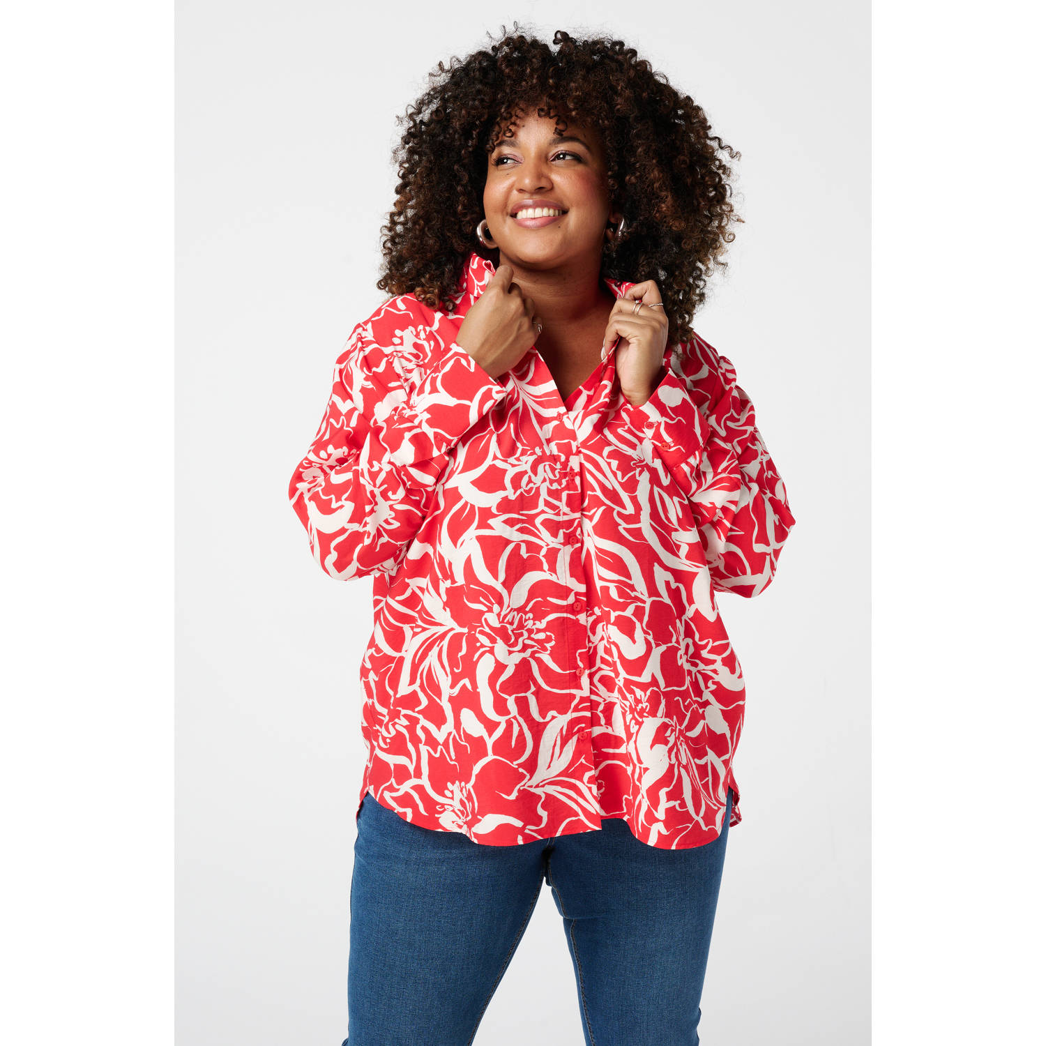 MS Mode blouse rood