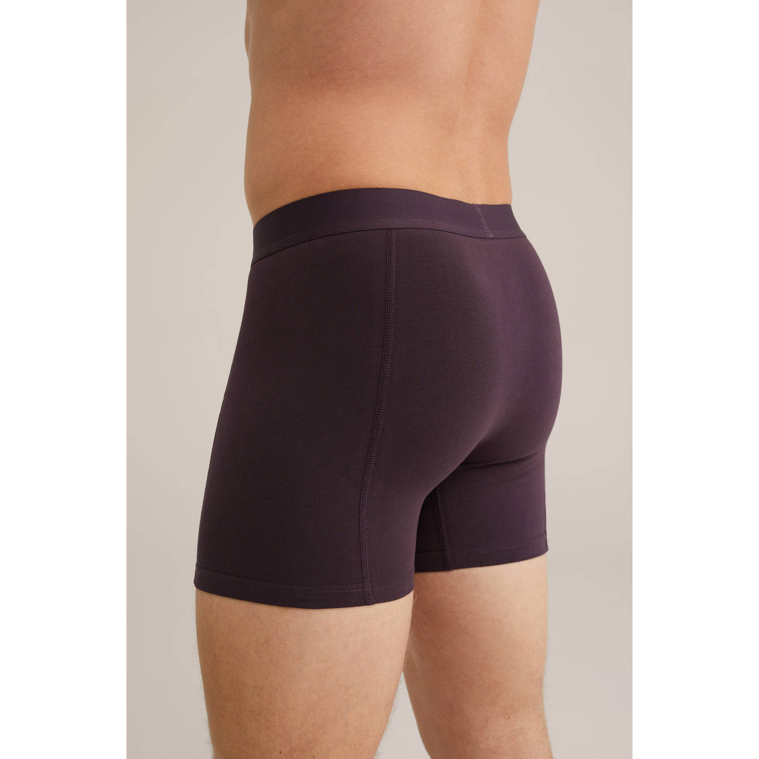 WE Fashion boxershort donkerrood