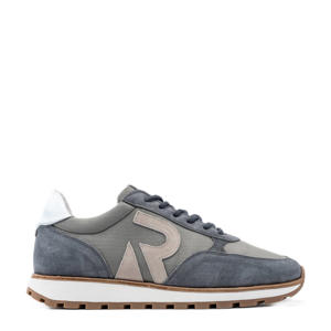 Maddox  suède sneakers blauwgrijs/zand