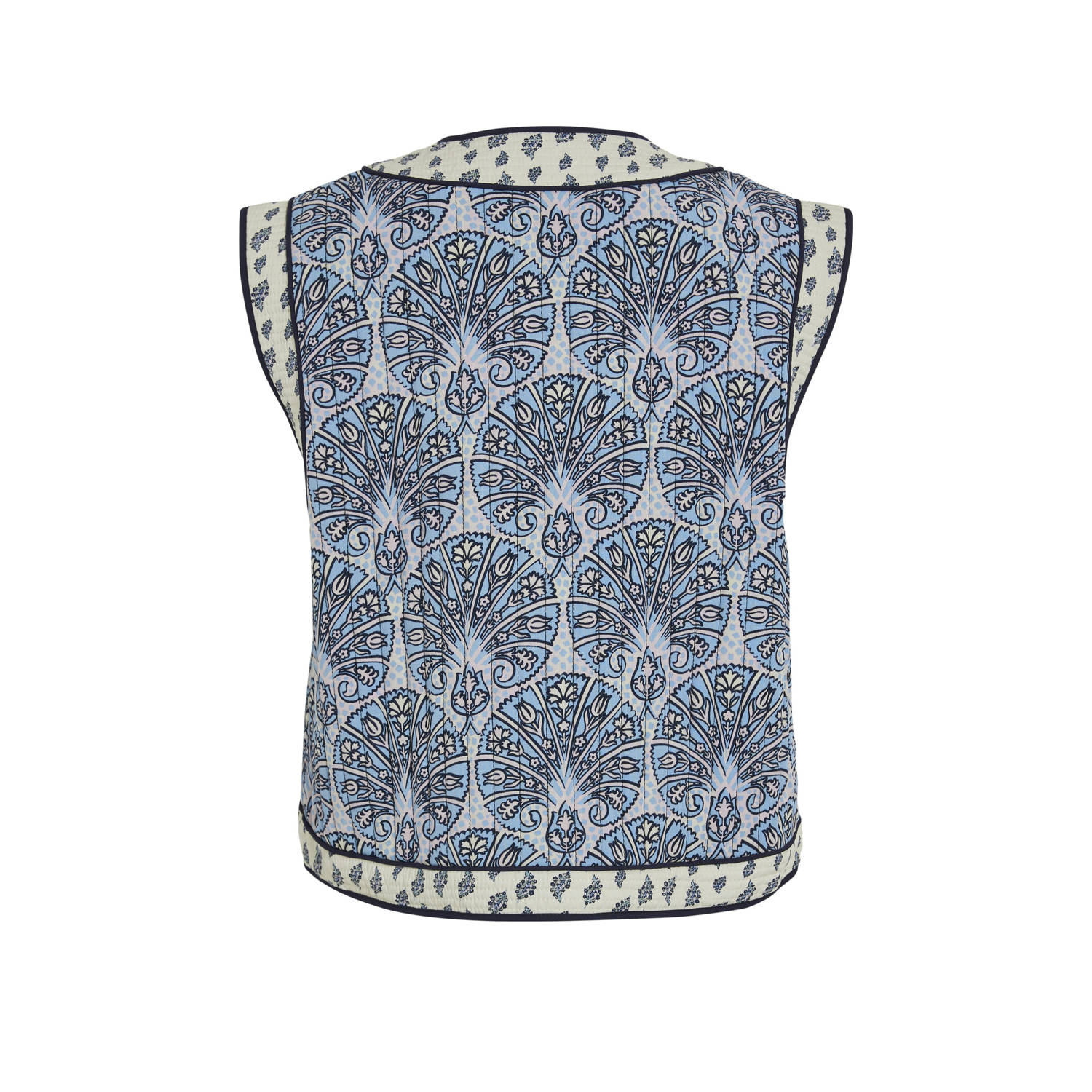 VILA gilet blauw