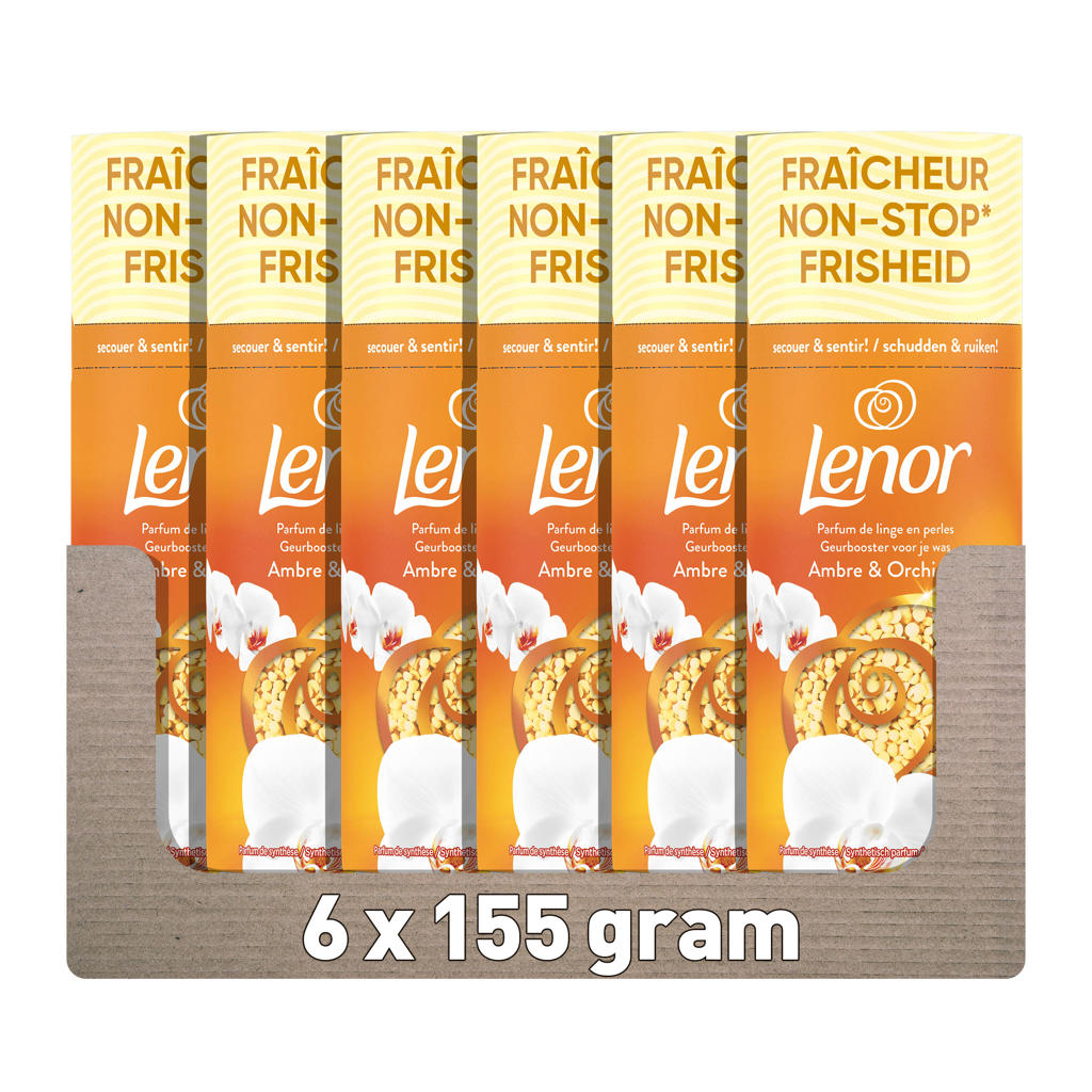 Lenor Geurbooster Amber & Orchidee - 6 x 155g