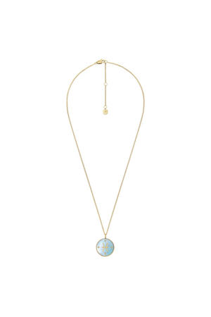 ketting JF04848710 Vissen sterrenbeeld goudkleurig