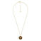 Fossil ketting JF04843710 Maagd sterrenbeeld goudkleurig