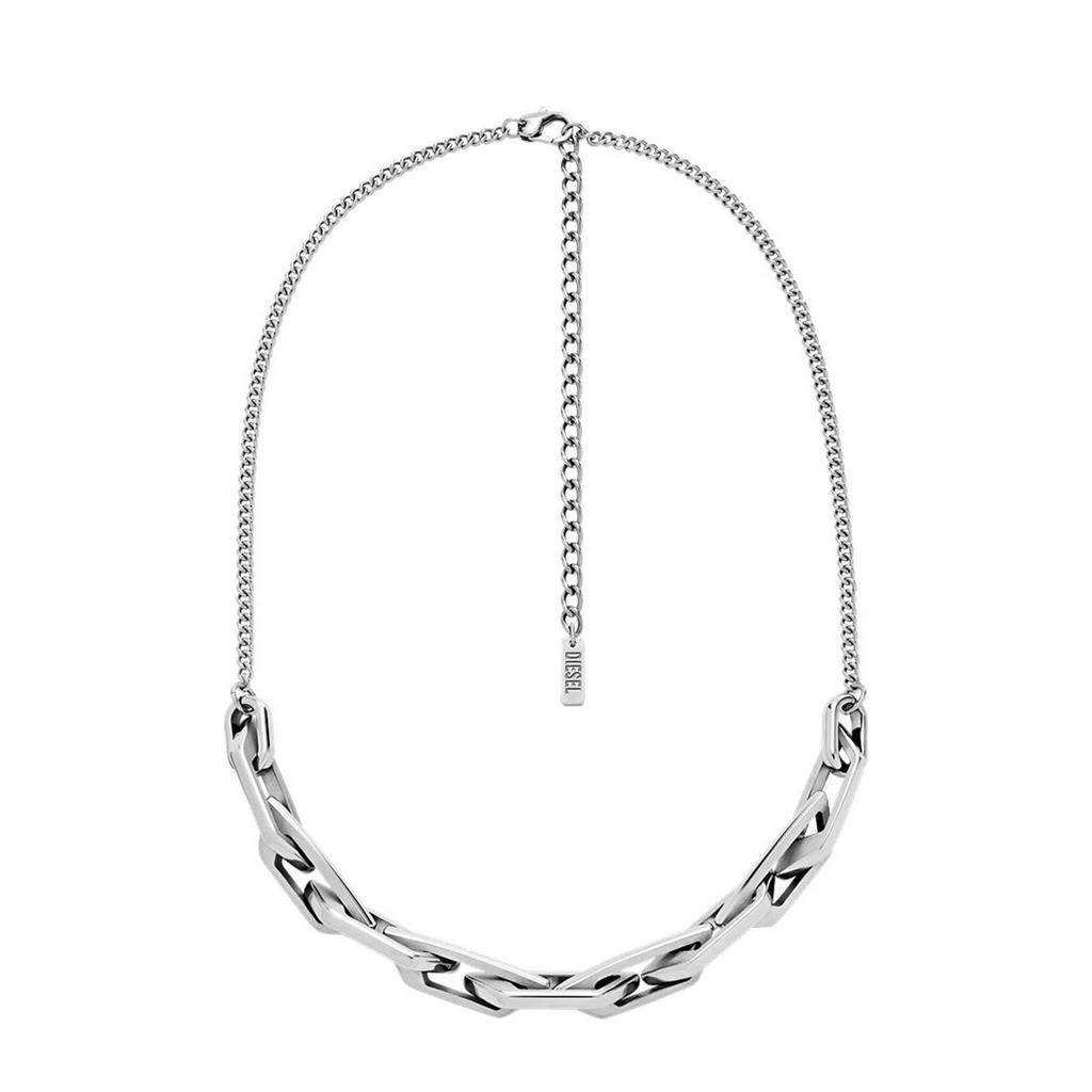 Diesel ketting DX1578040 zilverkleurig
