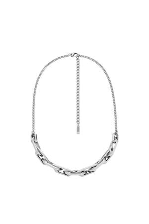 ketting DX1578040 zilverkleurig