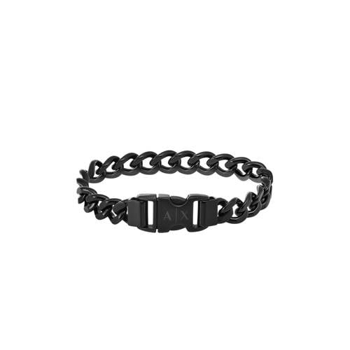 Armani Exchange armband AXG0156001 Logo zwart afbeelding
