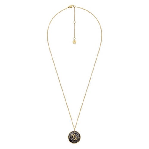 Fossil ketting JF04847710 Steenbok sterrenbeeld goudkleurig afbeelding