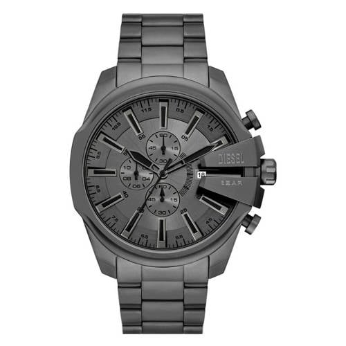 Diesel horloge DZ4676 Mega Chief Slim grijs afbeelding