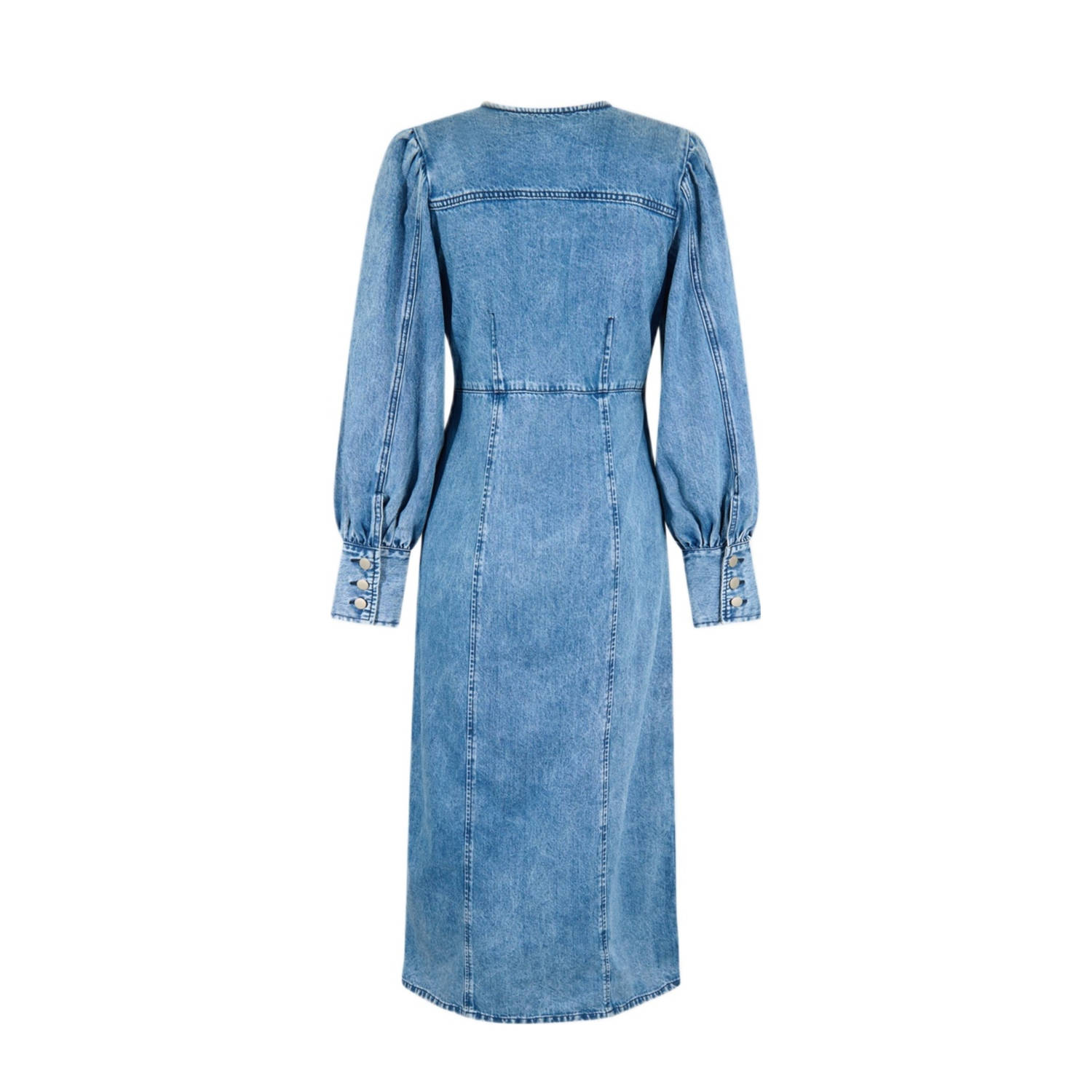 Shoeby blousejurk medium blue denim