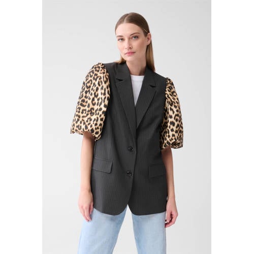 Shoeby oversized blazer grijs afbeelding
