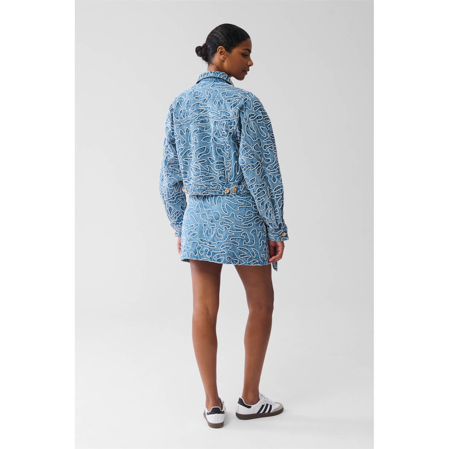 Shoeby spijkerrok medium blue denim