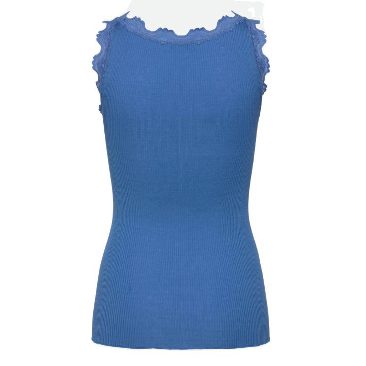 Rosemunde singlet rib gebreid