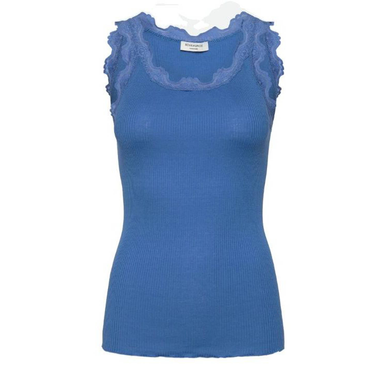 Rosemunde singlet rib gebreid
