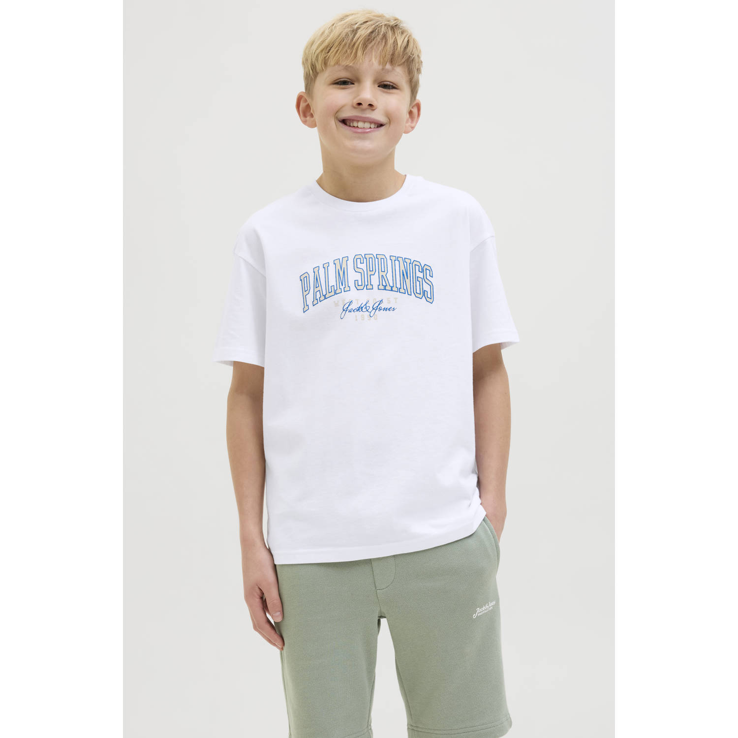 Jack & Jones Junior T-shirt JJDETROIT TEE SS CREW NECK JNR