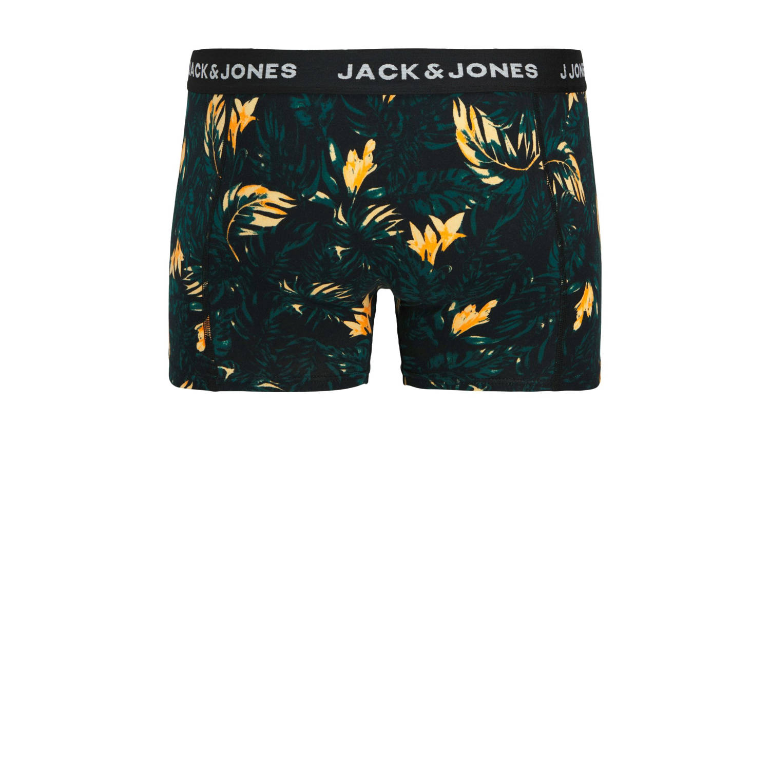 JACK & JONES JUNIOR boxershort set van 3 zwart petrol