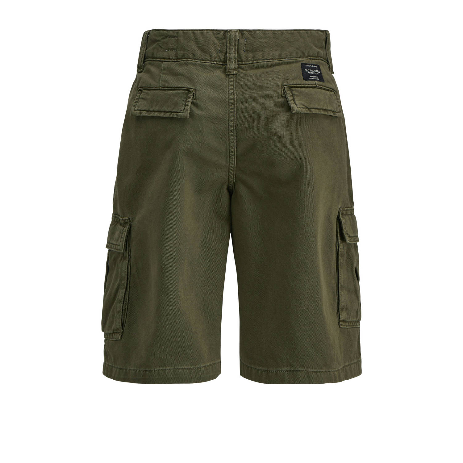 JACK & JONES JUNIOR cargo short donkergroen
