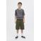 JACK & JONES JUNIOR cargo short donkergroen