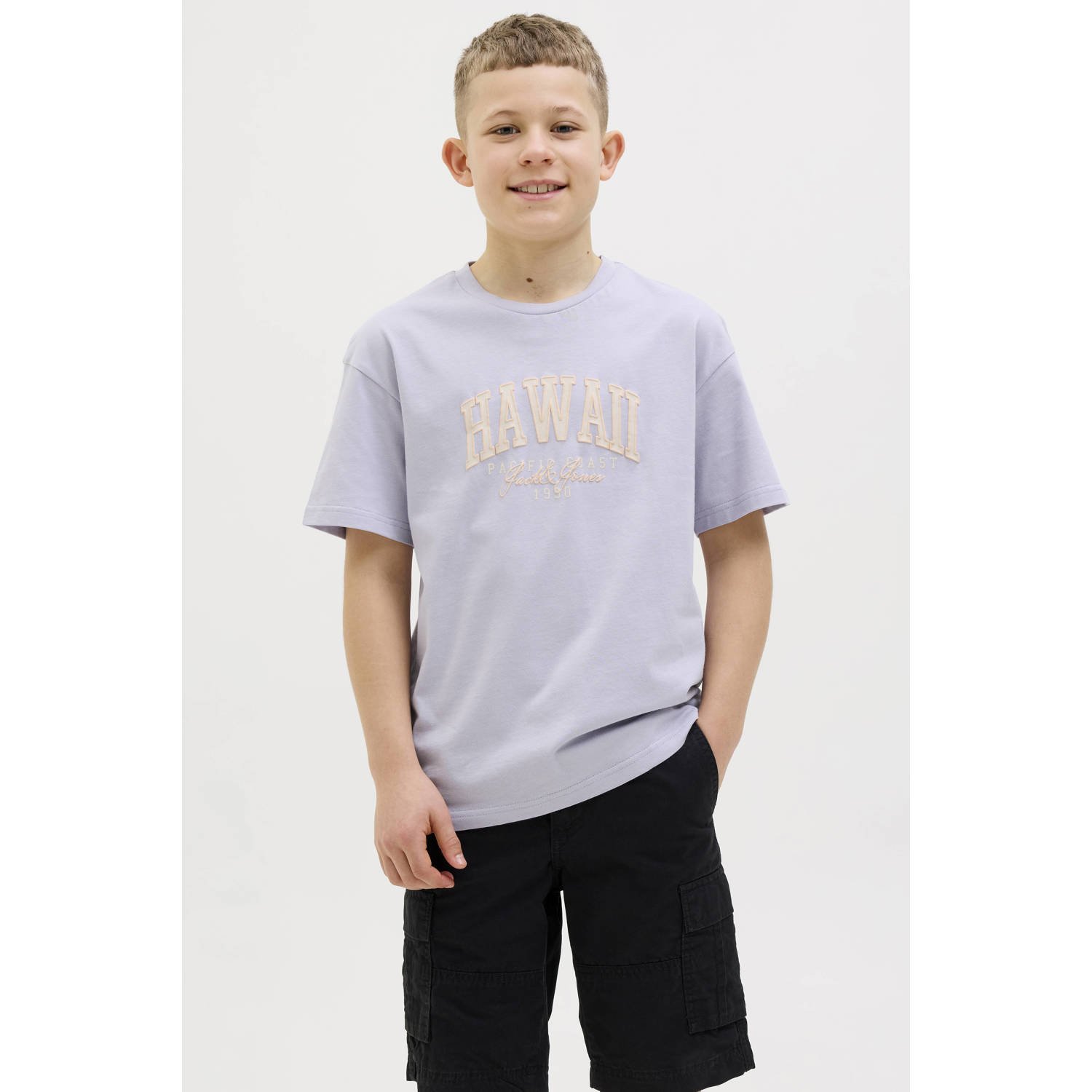 Jack & Jones Junior T-shirt JJDETROIT TEE SS CREW NECK JNR