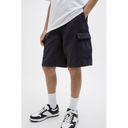 JACK & JONES JUNIOR cargo short zwart afbeelding