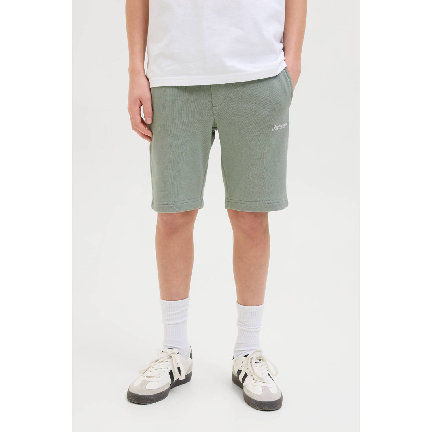 JACK & JONES JUNIOR sweatshort groen