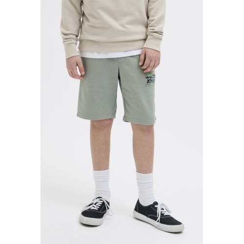 JACK & JONES JUNIOR sweatshort groen afbeelding