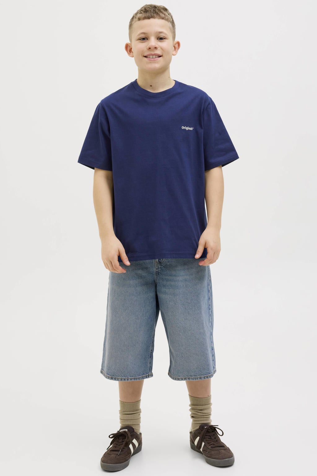 JACK & JONES JUNIOR T-shirt donkerblauw