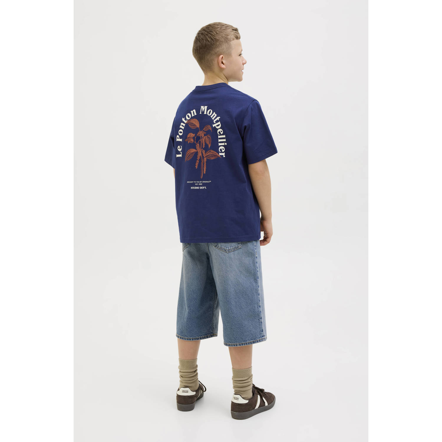 JACK & JONES JUNIOR T-shirt donkerblauw