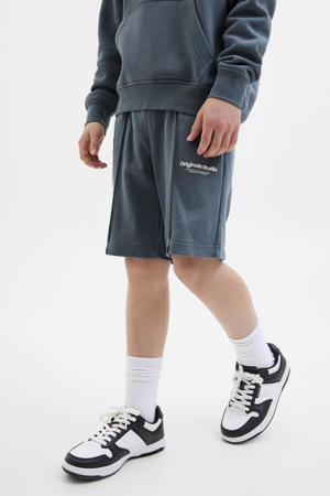sweatshort grijsblauw