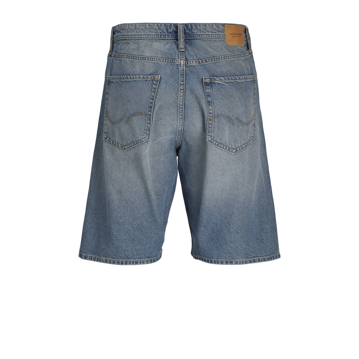 JACK & JONES JUNIOR loose denim short medium blue denim