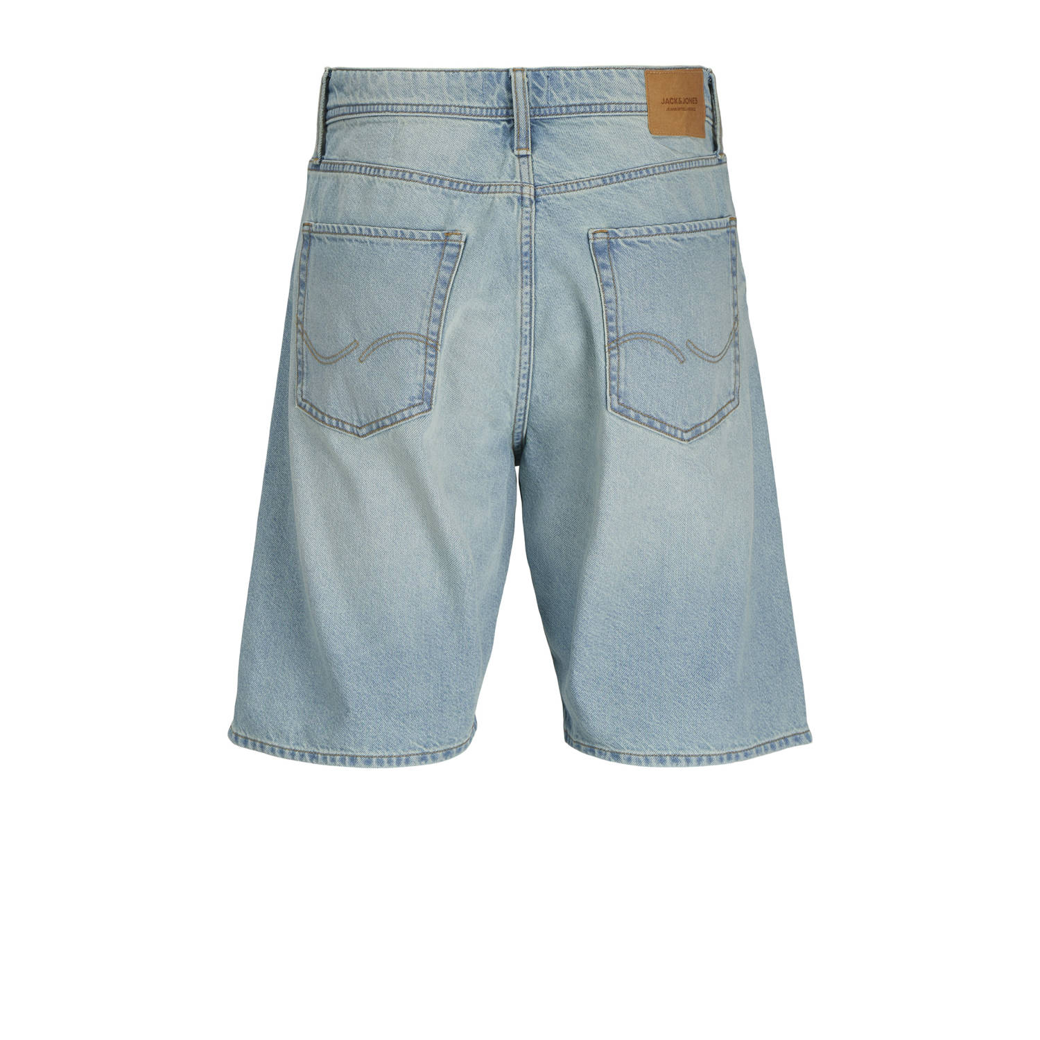 JACK & JONES JUNIOR loose denim short light blue denim
