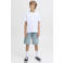 JACK & JONES JUNIOR loose denim short light blue denim