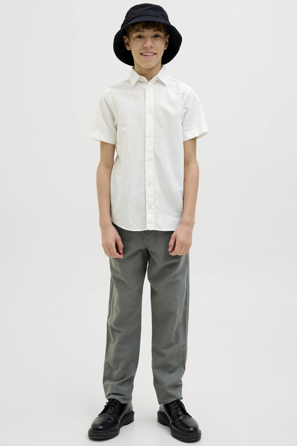 JACK & JONES JUNIOR overhemd wit