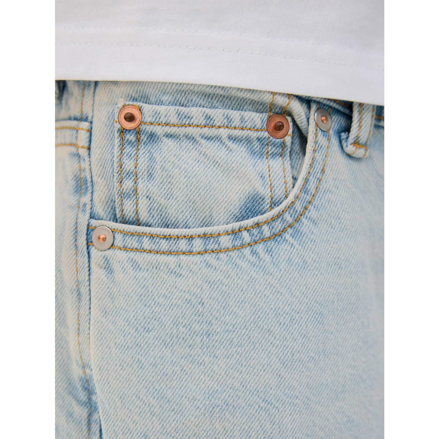 JACK & JONES JUNIOR denim short light blue denim