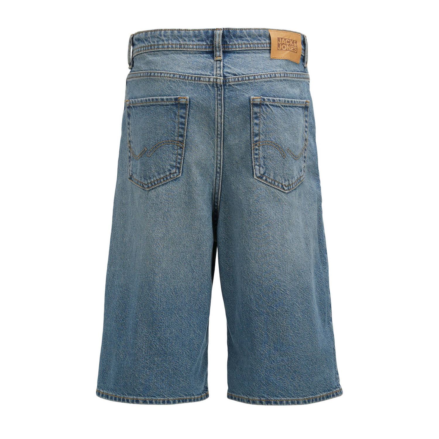 JACK & JONES JUNIOR denim short medium blue denim
