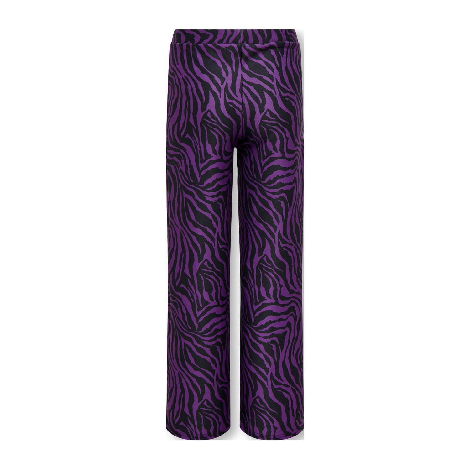 ONLY KIDS GIRL wide leg casual broek paars