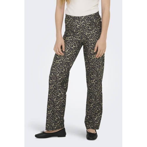 KIDS ONLY GIRL wide leg casual broek bruin afbeelding